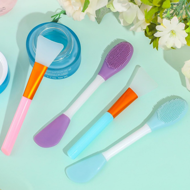 4pcs Silicone Face Brush Set D - Luxury Skincare Gift Set 리뷰 및 가격