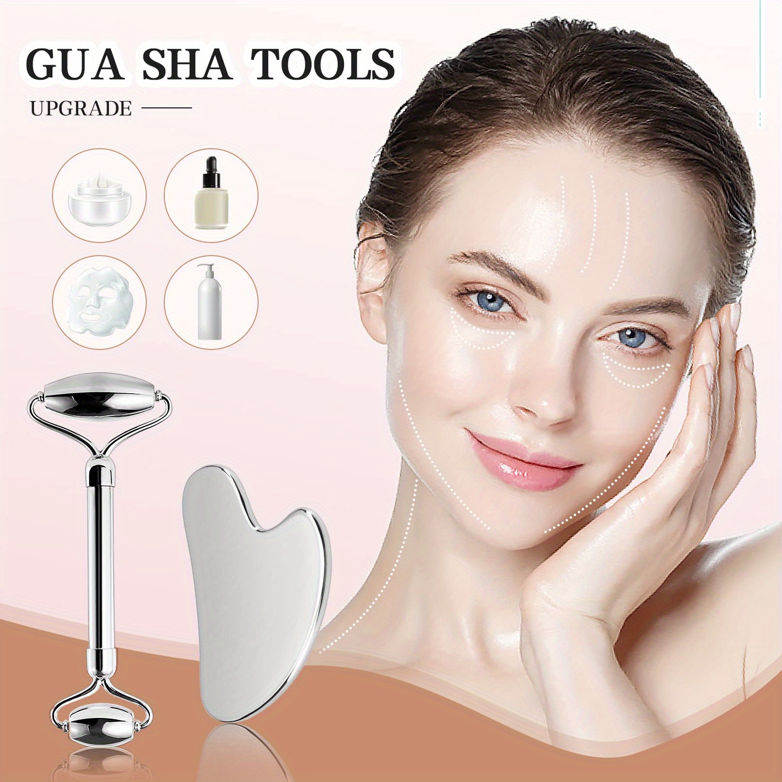 1/2/3pcs Ice Face Roller Facia - Luxury Skincare Gift Set 리뷰 및 가격