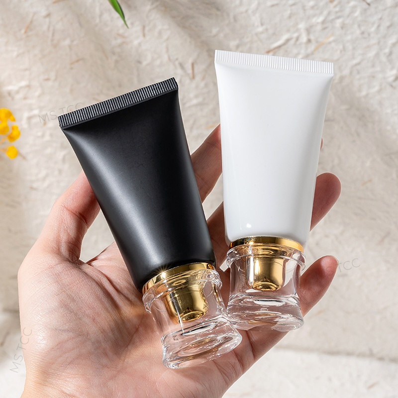 10Pcs 50ml Plastic Squeeze Tub - Luxury Skincare Packaging Wholesale 리뷰 및 가격