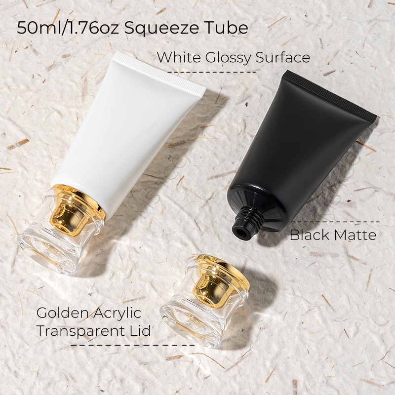 10Pcs 50ml Plastic Squeeze Tub - Luxury Skincare Packaging Wholesale 리뷰 및 가격