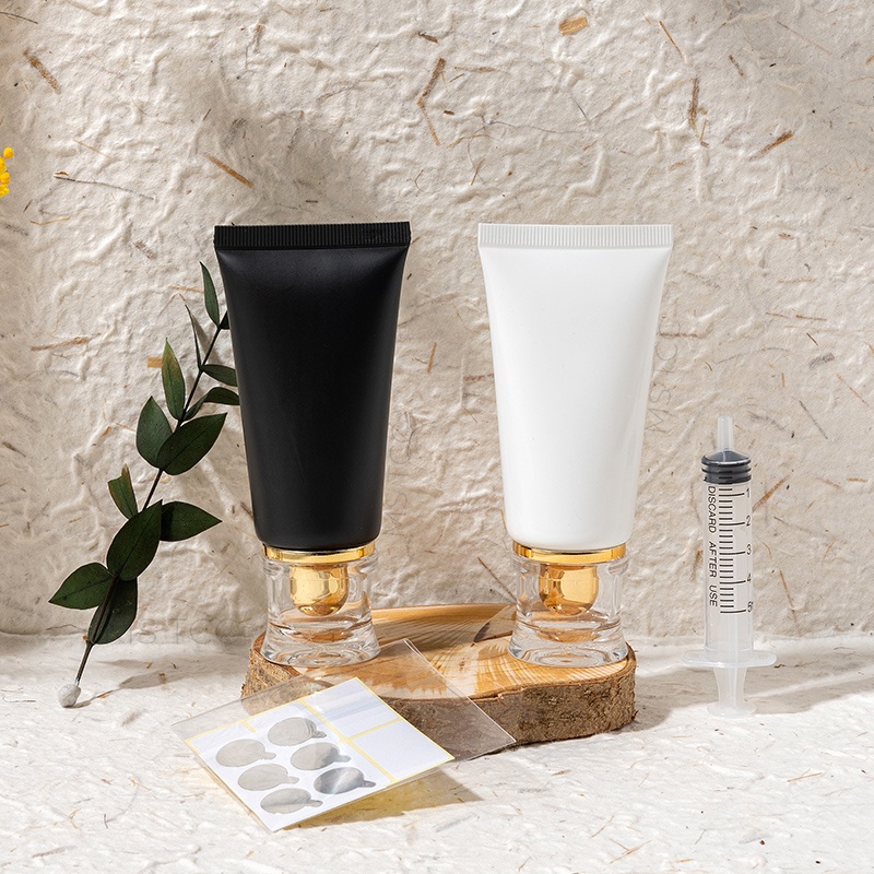 10Pcs 50ml Plastic Squeeze Tub - Luxury Skincare Packaging Wholesale 리뷰 및 가격