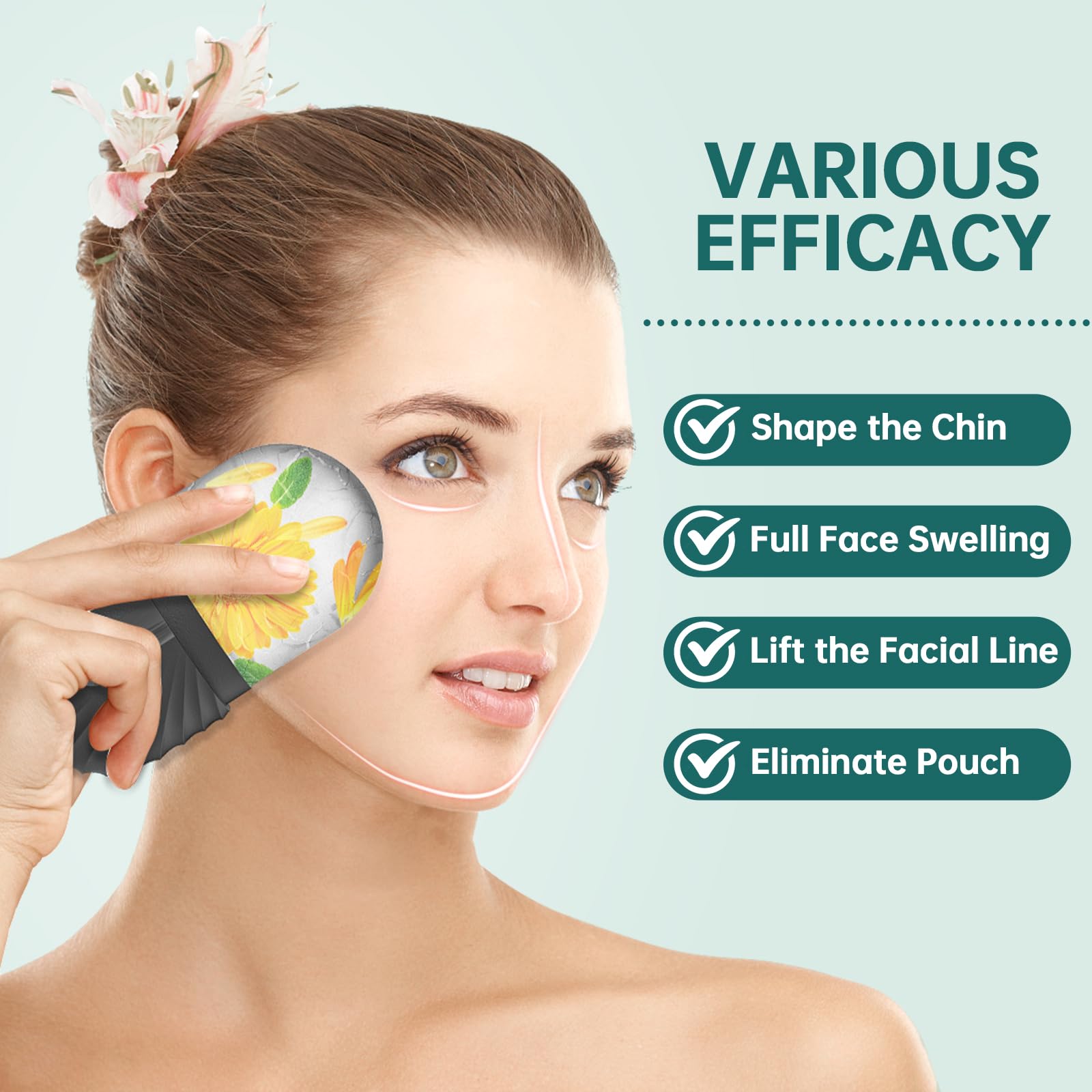 1/2/3pcs Ice Face Roller Facia - Luxury Skincare Gift Set 리뷰 및 가격