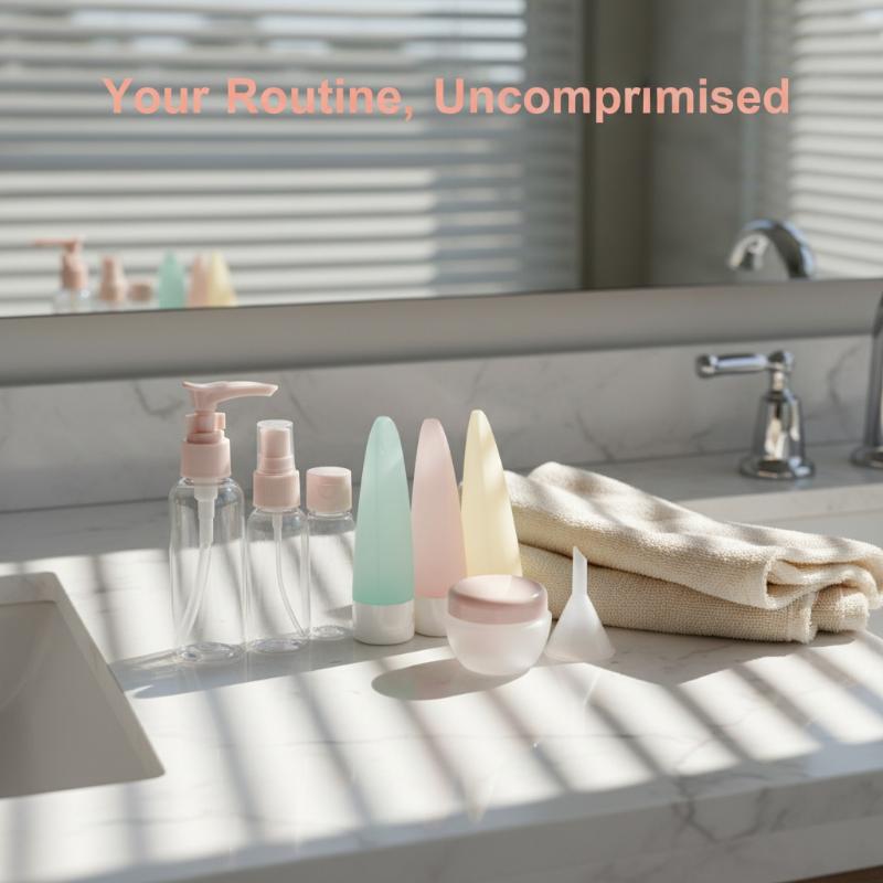 Luxury Travel Bottles Set 11in - Luxury Skincare Sets 리뷰 및 가격